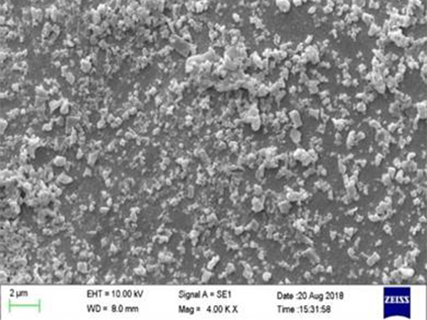 Grinding of titanium carbide (TiC)