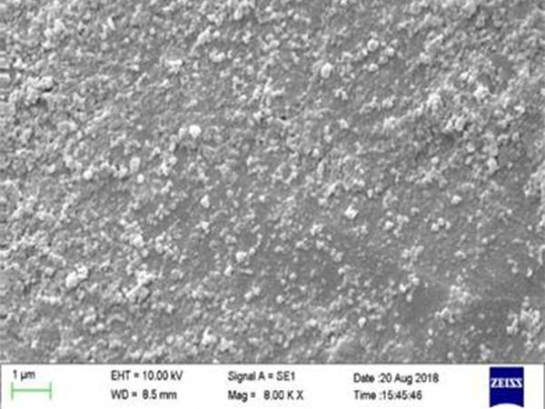 Grinding of titanium carbide (TiC)